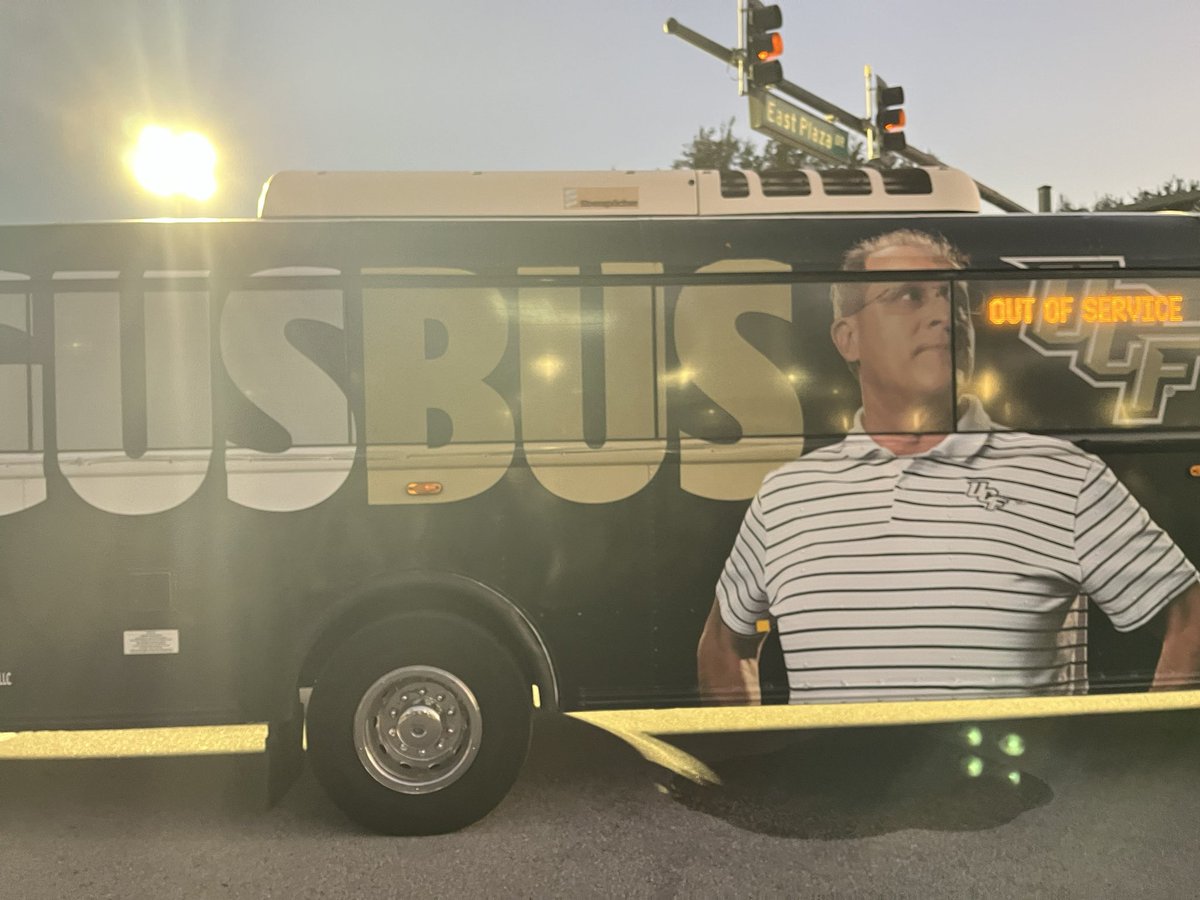 Gus Bus is out of service…fitting