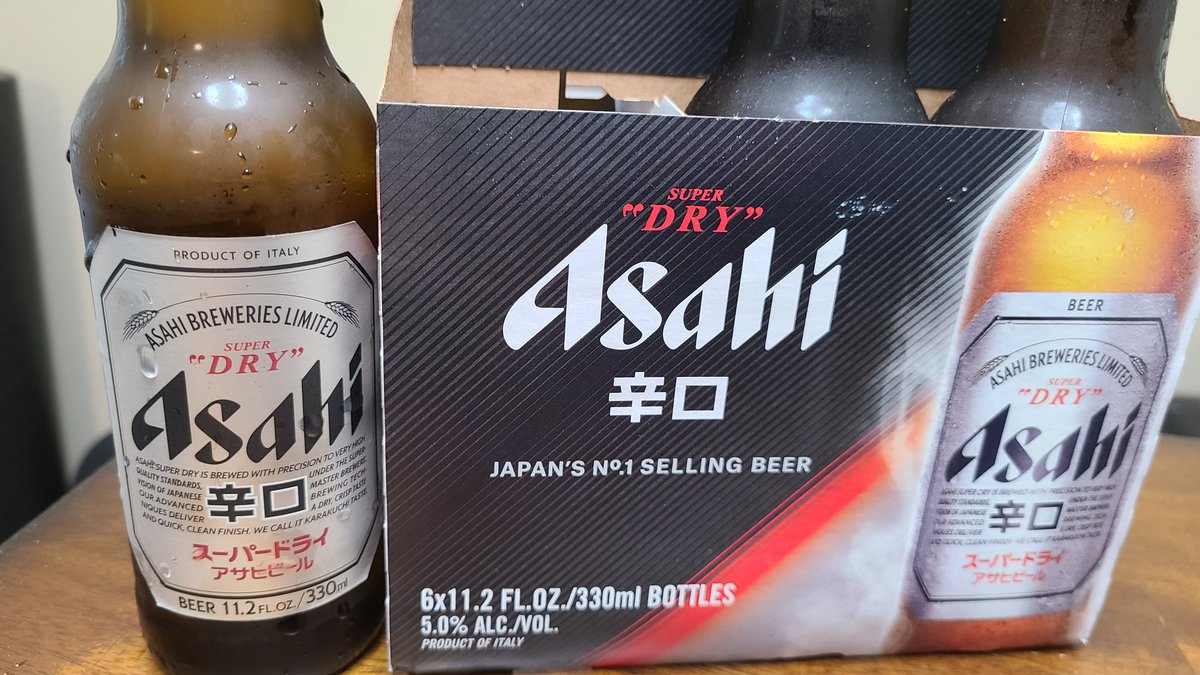 ozb2satoh's tweet photo. I was like, hmmm which one should I choose, n then got this.

Asahi superrrr drrryyyy!!!!!

seriously this should be one of the the best beer in the world. https://t.co/xAExnu25VH