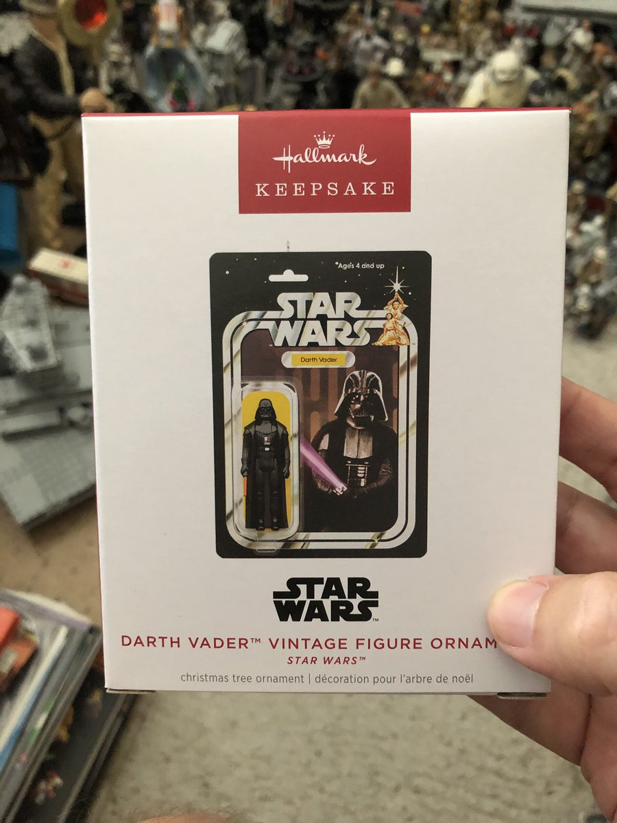 SWcollectorOC's tweet photo. The wife picked up my 2024 Hallmark mini vintage Darth Vader ornament today. Very sturdy. One of the first two SW figs I ever got back in ‘78 (Luke the other one). Hopefully they’ll produce him &amp; others down the road. #StarWars https://t.co/6snHS9GWhd