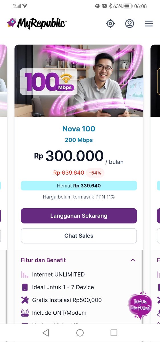 ryanmintaraga's tweet photo. Ini kok rasanya gimanaa gitu. Biaya langganan internet saya tiap bulannya 476ribu sekian, TAAPI untuk pelanggan baru biayanya 300ribu sekian. Selisihnya terlalu jauh... https://t.co/PEwnZv1a64