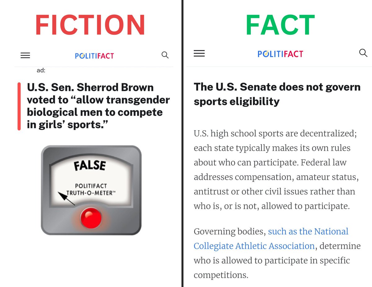 Rachel Coyle (@rachelcoyleohio) on Twitter photo Reminder to anyone watching football tonight:
Those ads against <a href="/SherrodBrown/">Sherrod Brown</a> are full blown lies. Don't fall for them
politifact.com/factchecks/202… Reminder to anyone watching football tonight:
Those ads against <a href="/SherrodBrown/">Sherrod Brown</a> are full blown lies. Don't fall for them
politifact.com/factchecks/202…