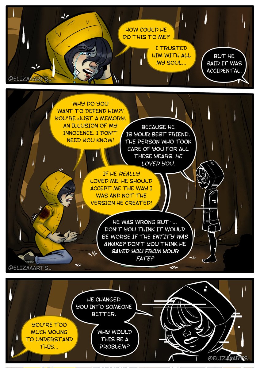 Elizaaarts_'s tweet photo. [AU] Little Nightmares: DARK FATE (PART 52)

#littlenightmares #littlenightmares2 #littlenightmaresII #comic #art #fanart #au #comics #draw https://t.co/HKqLbZd1aL