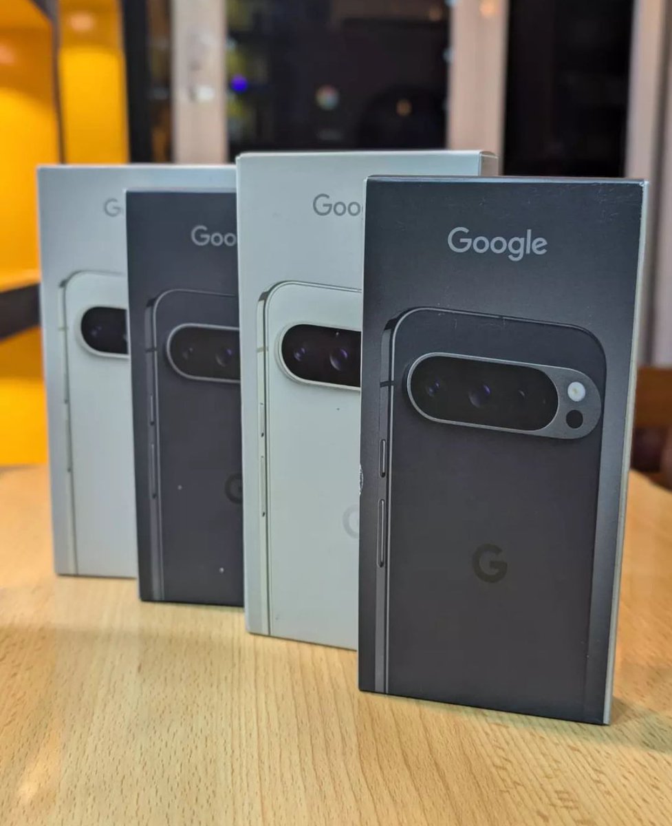 Joe10wan's tweet photo. #google 

Pixel 9 128+8@115k
Pixel 9 256+8@130k
Pixel 9 pro 256+12@155k
Pixel 9 pro XL 256+16@158k

What’s app 📞📩0724506980
Pay on delivery 

#googlepixel #pixel9 #pixel9pro #pixel9proxl #kenya #nairobi #ignairobi #gainwiththeepluto #kilimani #kileleshwa https://t.co/ErqMSMoilb