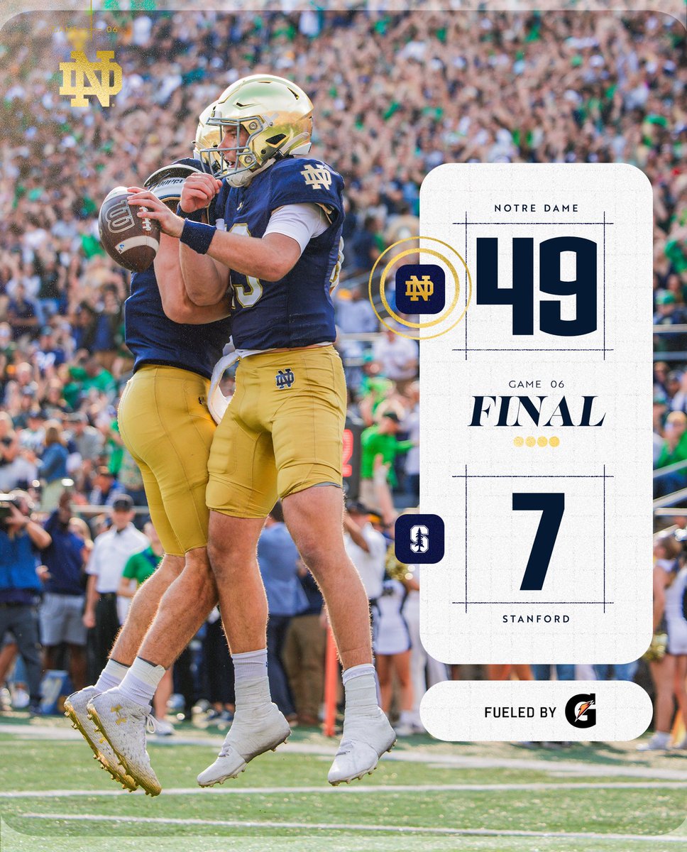 IRISH WIN

#GoIrish☘️ | <a href="/Gatorade/">Gatorade</a>