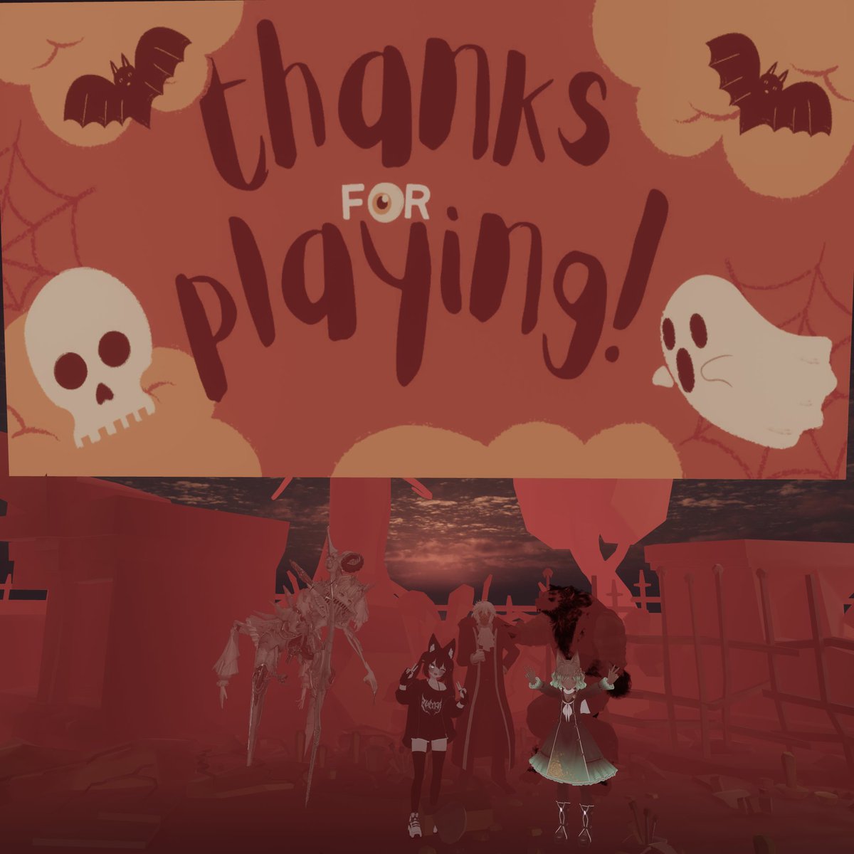 KireTwelve's tweet photo. Testing the @ConVRseVRC Creepy Chronicles was a fun experience!

#ConVRseCreepyChronicles #VRChat https://t.co/ouys3fBlMs