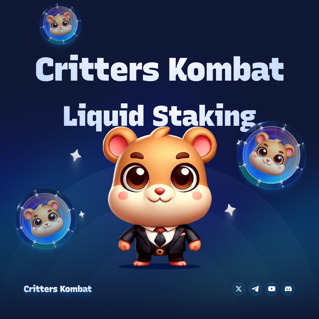 💸 Maximize Your Earnings with Liquid Staking $CBT! 💸

Critters, now you can earn daily rewards with Liquid Staking, keeping your $CBT fully accessible—no need to lock them up! 💰

🔑 Here’s How It Works:
1️⃣ Stake your $CBT and start earning rewards instantly!
2️⃣ Stay Liquid:
