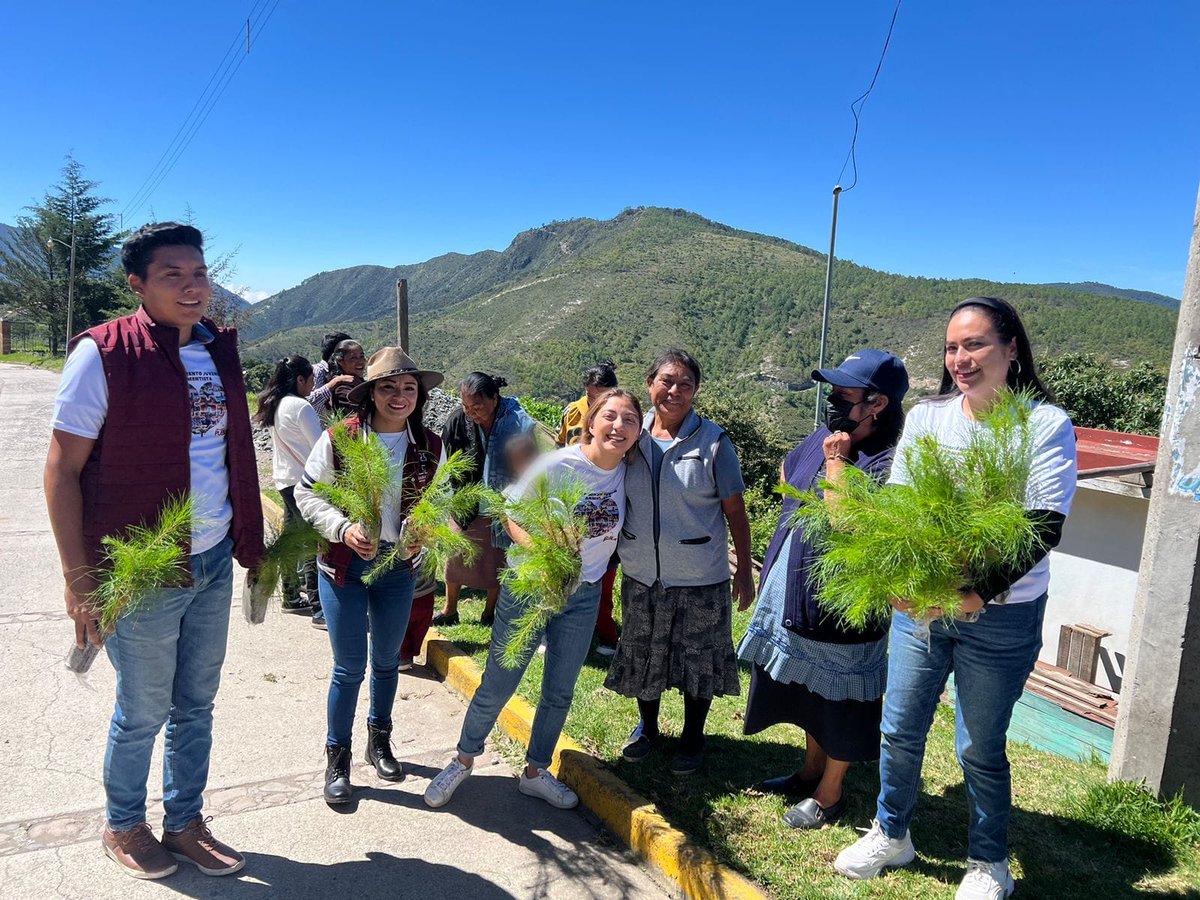 💚¡Cuidemos nuestro planeta! Con 500 arbolitos plantados en San Francisco Totimehuacán, las y los  jóvenes 🙋🏻‍♀️ 🙋🏻‍♂️ 🌍 estamos construyendo un mejor futuro, siguiendo la visión de  <a href="/armentapuebla_/">Alejandro Armenta</a> y nuestra Presidenta,  <a href="/Claudiashein/">Claudia Sheinbaum Pardo</a>  #SembremosEsperanza <a href="/GrupoPuebla500/">GrupoPuebla500</a>