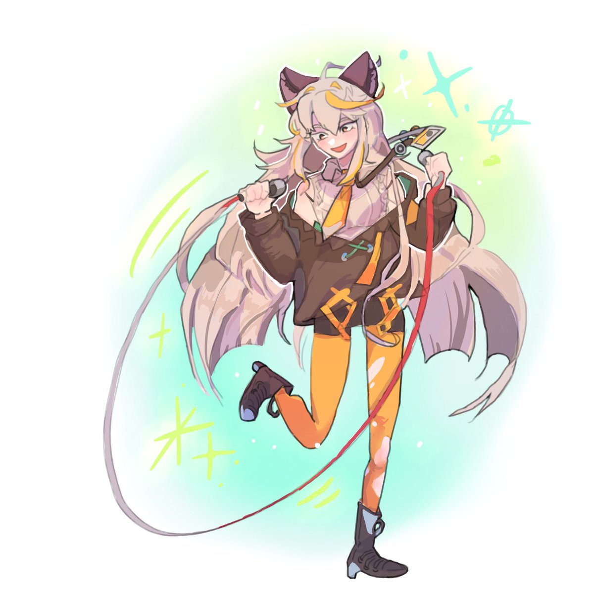 Clairenime's tweet photo. Day 9: Sonii! 🦇 

She’s jump roping just like I’ll be skipping some of these days ahahaha….  

#Omegastrikers / #Striketober https://t.co/vMkWem5fvY