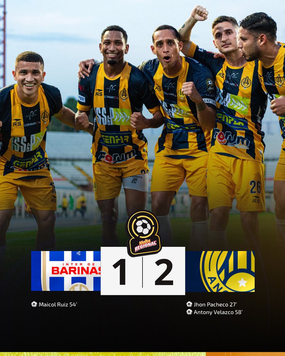 Liga Banco de Venezuela (@ligafutve) on Twitter photo 🤝🏼 • <a href="/TuAngosturaFC/">Angostura Fútbol Club</a> se reencontró
🔥 • El Torbellino Auriazul pegó dos veces y Victor López se creció en el arco para contener la arremetida de <a href="/InterBarinas/">Inter de Barinas</a>
#VenezuelaEsFUTVE 🤝🏼 • <a href="/TuAngosturaFC/">Angostura Fútbol Club</a> se reencontró
🔥 • El Torbellino Auriazul pegó dos veces y Victor López se creció en el arco para contener la arremetida de <a href="/InterBarinas/">Inter de Barinas</a>
#VenezuelaEsFUTVE