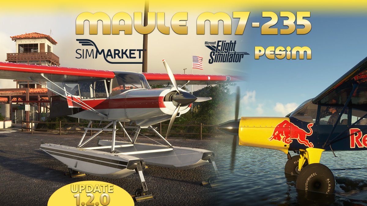 simflight's tweet photo. Pilot Experience Sim - Maule M7-235 MSFS Update v1.2
https://t.co/ugJ1T7AIIF

#flightsim #PilotExperienceSim #Maule #GeneralAviation #Bush #GA #Aircraft #MSFS2020 #MicrosoftFlightSimulator https://t.co/Q4YVrfZK87