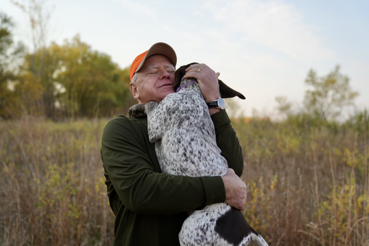 GovTimWalz's tweet photo. Hunting is a time-honored tradition in Minnesota. Last year, over 400,000 Minnesotans got out to hunt - boosting tourism and bringing folks together around conservation and love for the outdoors.
 
Big thanks to Sleepy Eye for pulling off an incredible Pheasant Hunting Opener. https://t.co/8ePmpUshlD