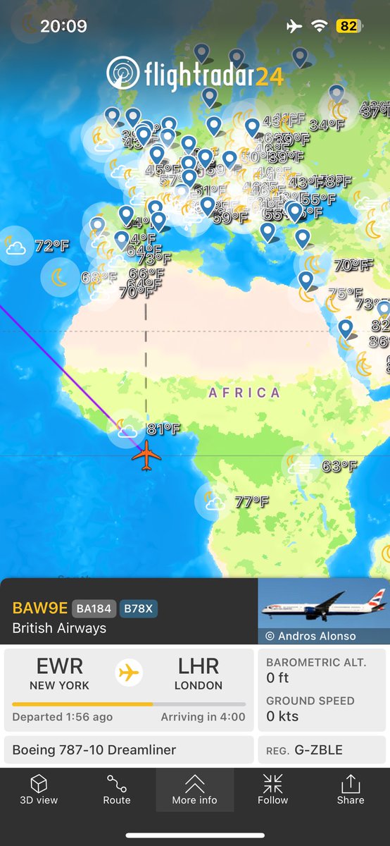 ⁦<a href="/flightradar24/">Flightradar24</a>⁩ hmm not sure this is totally accurate 😂😂