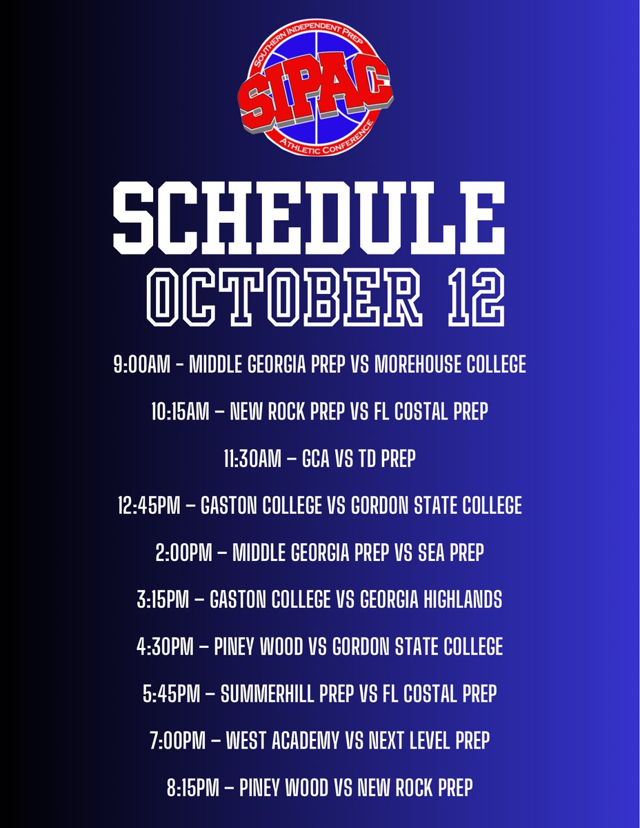 Aaron Tribbey (@coach_tribbey) on Twitter photo Game 10!
The final game of the day features <a href="/NewRockHoops/">NewRock Prep Hoops</a> and <a href="/PWS1909/">The Piney Woods School</a> at <a href="/THE_SIPAC/">SIPAC</a> Jamboree
Here’s the link for the game: YouTube.com/c/newrockpreptv Game 10!
The final game of the day features <a href="/NewRockHoops/">NewRock Prep Hoops</a> and <a href="/PWS1909/">The Piney Woods School</a> at <a href="/THE_SIPAC/">SIPAC</a> Jamboree
Here’s the link for the game: YouTube.com/c/newrockpreptv