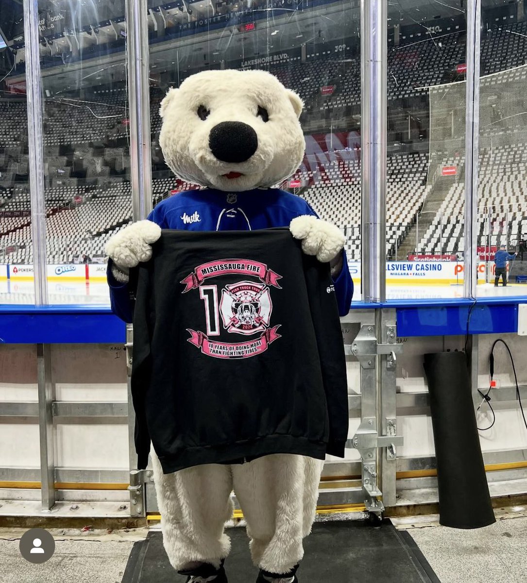 Great to be supported once again by our good friend Carleton the Bear, and his buddies <a href="/MapleLeafs/">Toronto Maple Leafs</a> 
Get your pink gear and celebrate 10 years of PINK with us.