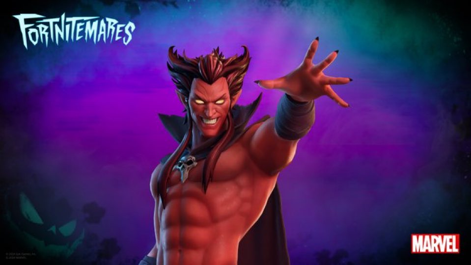arturogtz's tweet photo. Ya está disponible Mephisto (Marvel) en @FortniteGame, recuerden usar el código de creador CLUBNIENTIENDO para apoyar el proyecto. https://t.co/ti6xaHOwyG