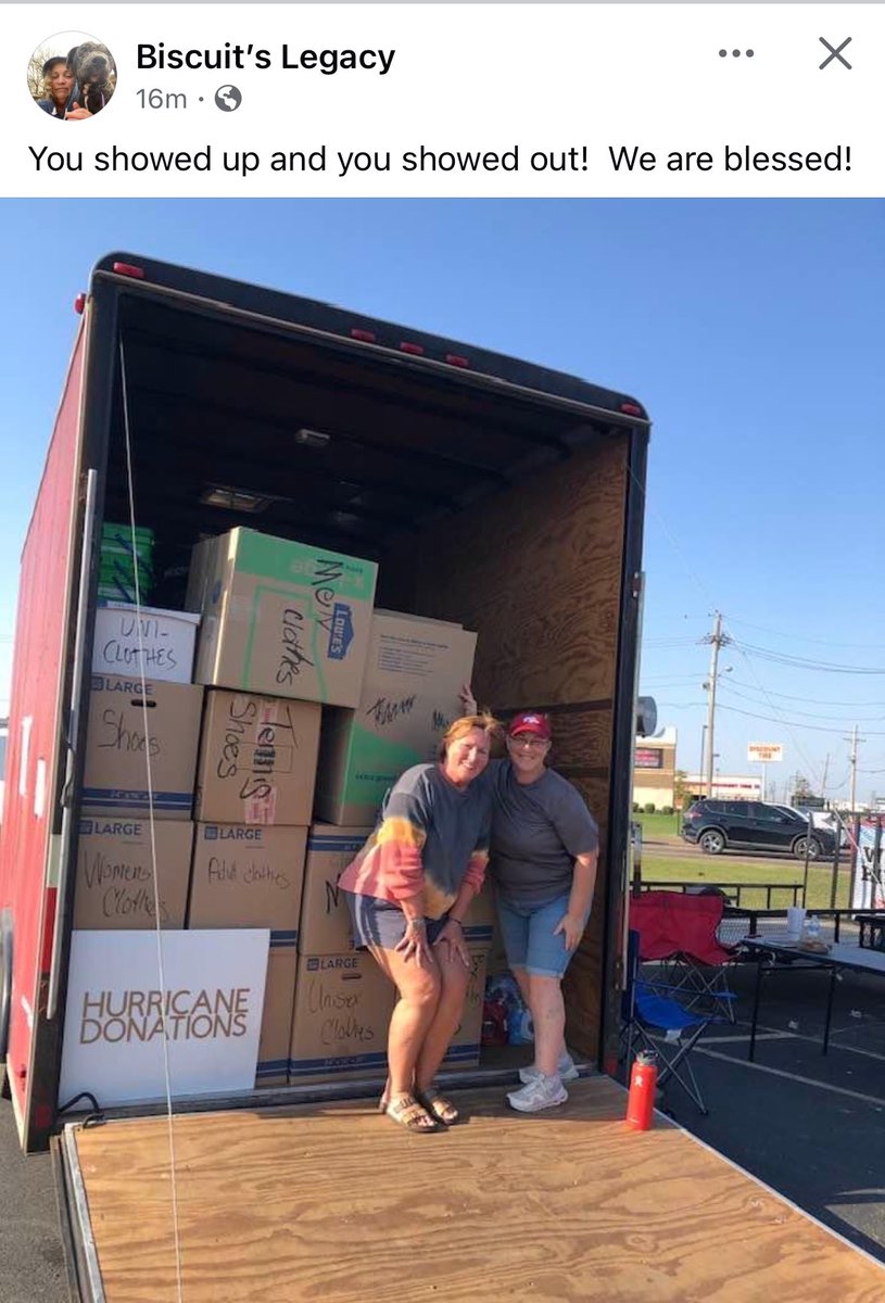 The Good in Arkansas showed up for these animal rescuers fixin’ to head to North Carolina to bring relief supplies and return with dogs to free up shelter space for dogs from the storm #biscuitslegacy #HurricaneHelene #HurricaneRelief