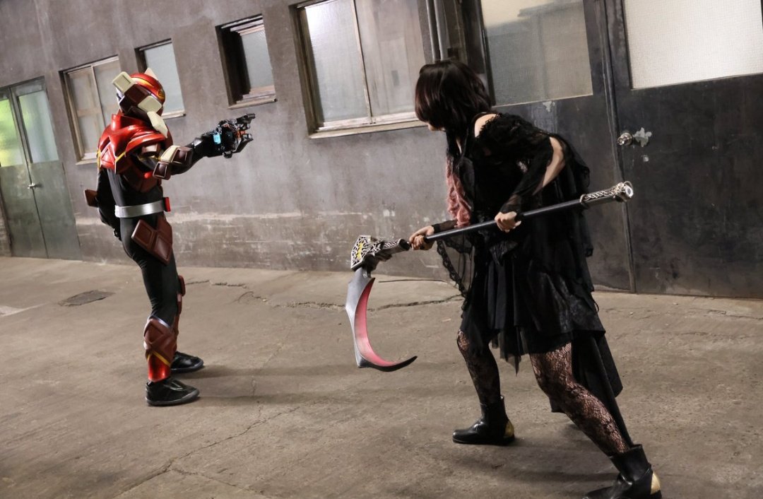 Alone55424's tweet photo. #Kamen Rider Gav Episode 8 “Dual Chocolate”  What will happen in the battle between Grotta and Kizunato? ? Next time, it’s Hapipare work episode 🎨 Gav where you can see Yukika's great success🌈 Gav and Valen's chocolate tag! Look forward to the chocolate festival action 🍫 https://t.co/1SvPLyZbh9