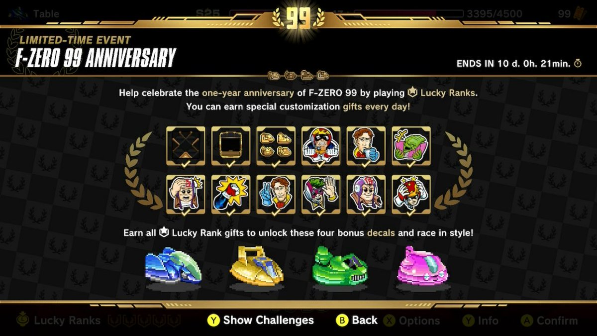 And now I am officially done the event in F-Zero 99. Now I wait until the next update.