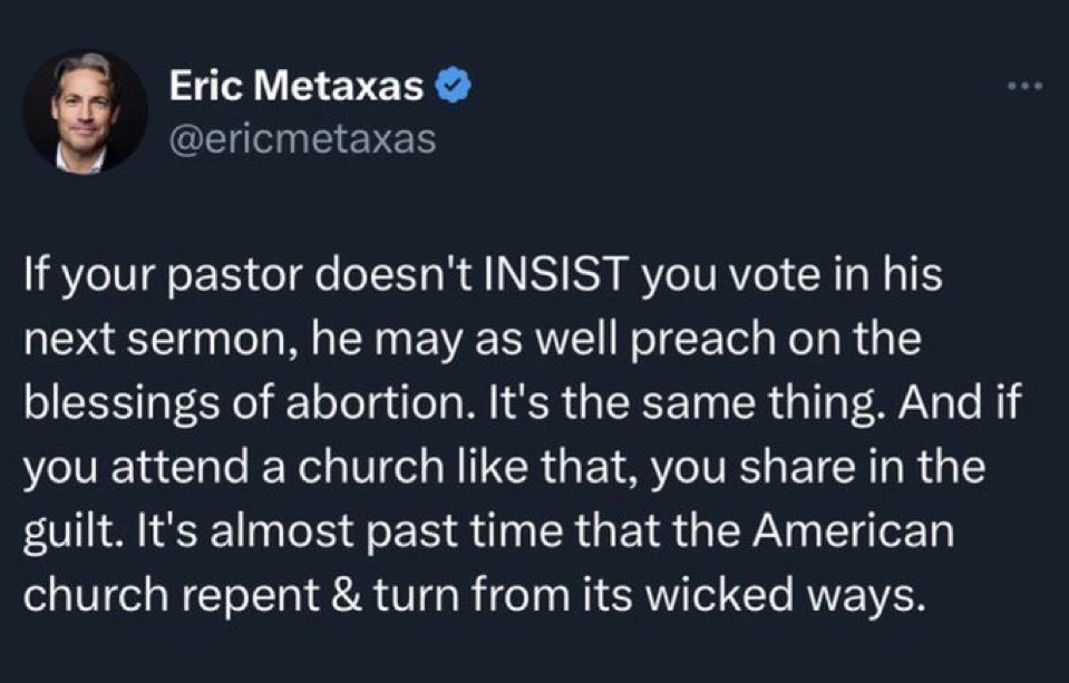 Election season brings out a certain time of crazy in people. 

It’s like a large number of Christians completely forget that God is still on the throne and in control.