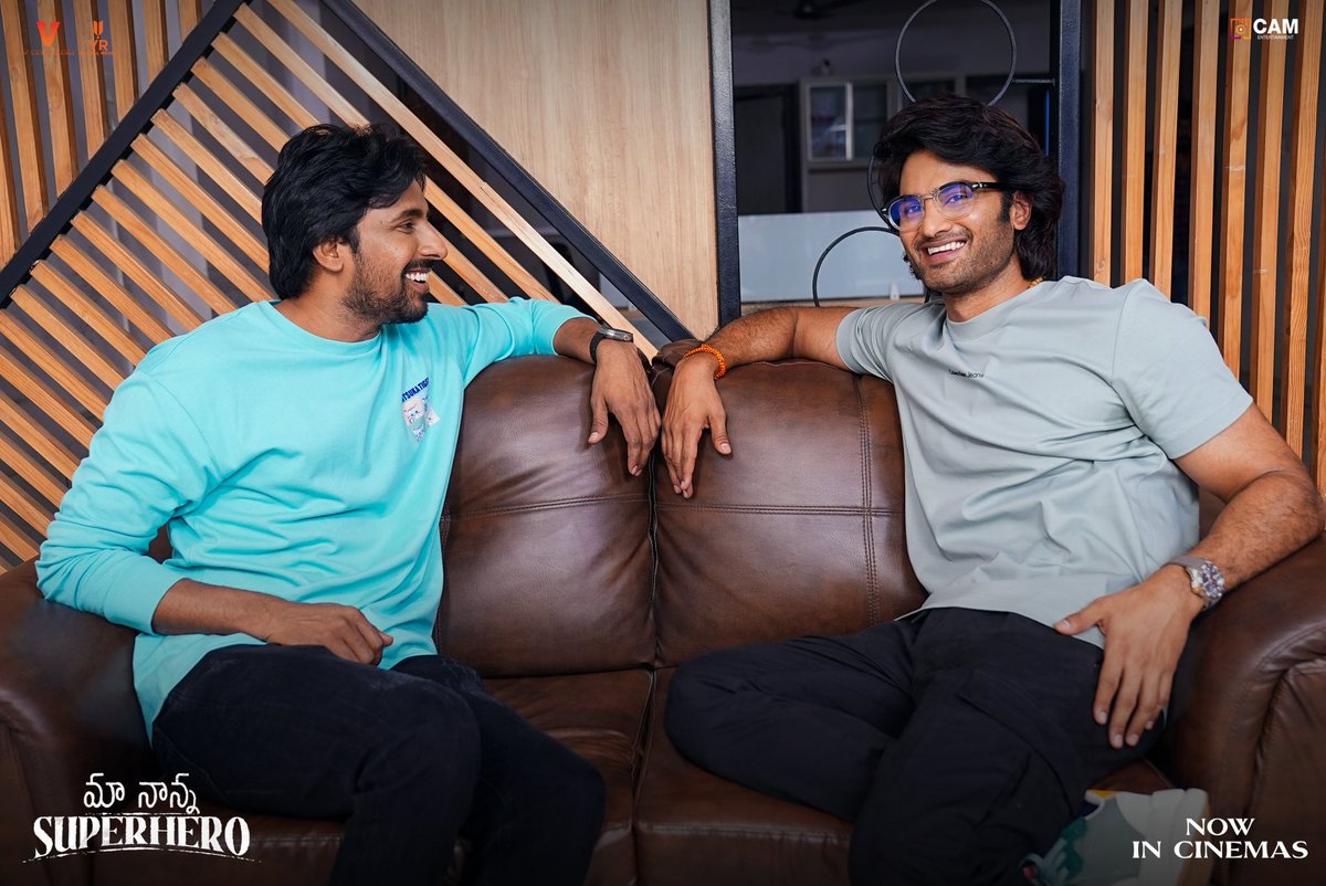 V celluloid (@vcelluloidsoffl) on Twitter photo A surprise conversation you didn’t see coming.
<a href="/isudheerbabu/">Sudheer Babu</a> & <a href="/PriyadarshiPN/">Priyadarshi Pulikonda</a> indulge in a heartfelt talk about #MaaNannaSuperhero ❤️
Stay tuned for the exclusive conversation 🤩
Book your for #MaaNannaSuperhero tickets now!
🔗 linktr.ee/MaaNannaSuperh…
<a href="/SayajiShinde/">sayaji shinde</a> #SaiChand A surprise conversation you didn’t see coming.
<a href="/isudheerbabu/">Sudheer Babu</a> & <a href="/PriyadarshiPN/">Priyadarshi Pulikonda</a> indulge in a heartfelt talk about #MaaNannaSuperhero ❤️
Stay tuned for the exclusive conversation 🤩
Book your for #MaaNannaSuperhero tickets now!
🔗 linktr.ee/MaaNannaSuperh…
<a href="/SayajiShinde/">sayaji shinde</a> #SaiChand