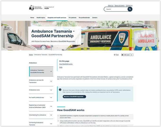 Tasmania has seen support for #health with #paramedicine &amp; the #ambulance service receiving welcome recognition among several developments.
GoodSAM x.com/ParamedProf/st…
Senior Roles x.com/ParamedProf/st…
Recruitment x.com/ParamedProf/st…
Time now for a #CPO like the #NT.