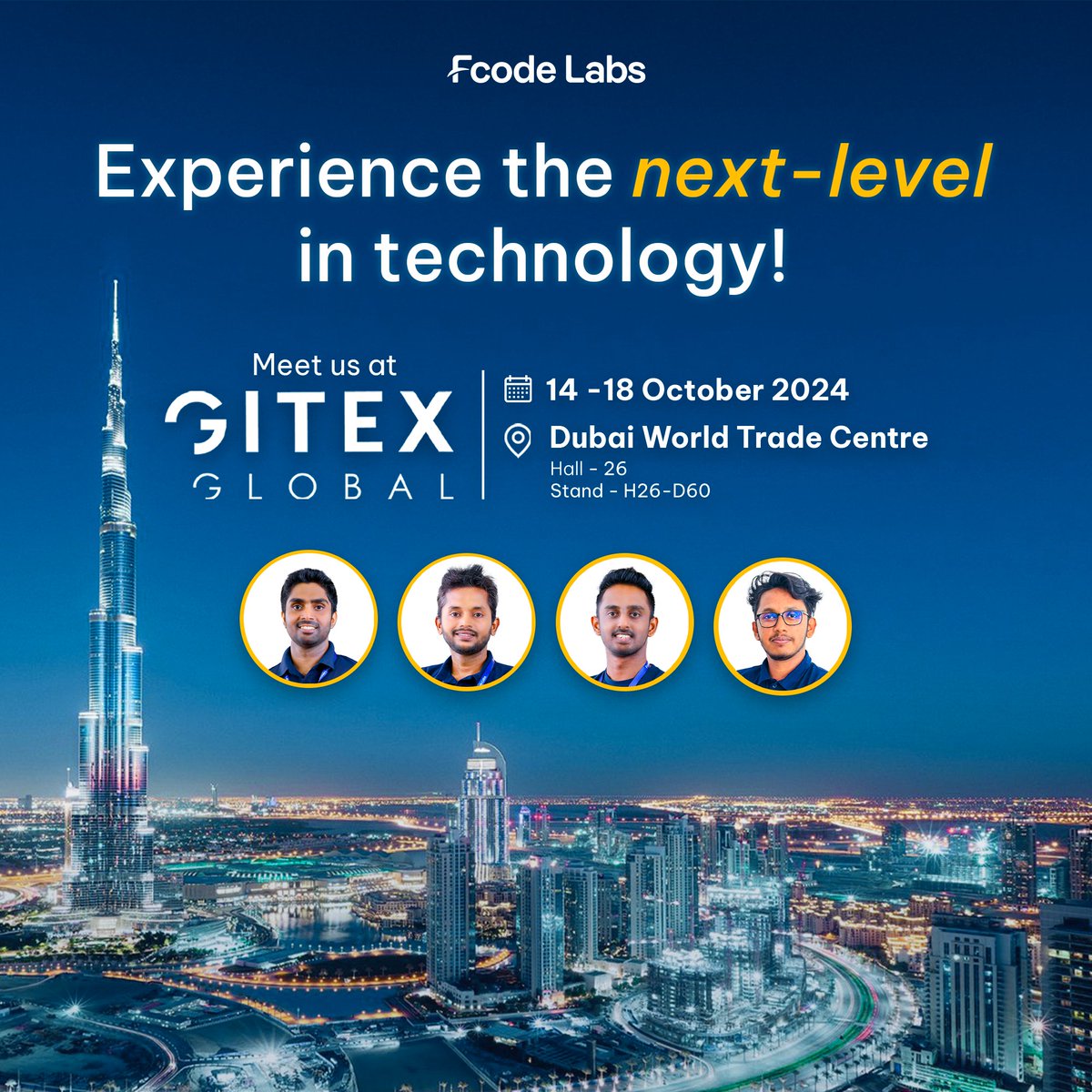 FcodeLabsLive's tweet image. Salaams #Dubai! We&apos;ve landed in 🇦🇪 and we&apos;re excited to meet you at #GitexGlobal 2024.

Join us for insightful conversations, expert insights, and exciting new tech discoveries. Stop by our booth at H26-D60 to connect and learn more!
 
#FcodeLabs #TechInnovation #FutureTech