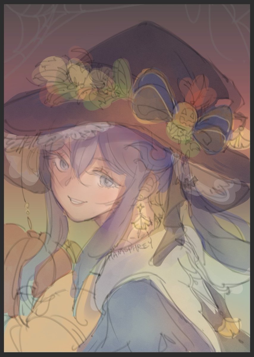 Hamsphrey's tweet photo. my problem right now is im unsure how i want to polish this (refine sketch/paint or line+neat color etc) https://t.co/rl5v7Ybxxy