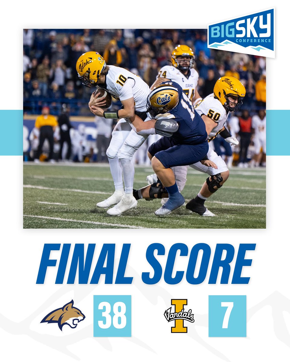 Big Sky Conference (@bigskyconf) on Twitter photo #BigSkyAfterDark Domination
<a href="/MSUBobcats_FB/">Montana State Football</a> is now 7-0 for the first time since 1978
#ExperienceElevated #BigSkyAfterDark Domination
<a href="/MSUBobcats_FB/">Montana State Football</a> is now 7-0 for the first time since 1978
#ExperienceElevated