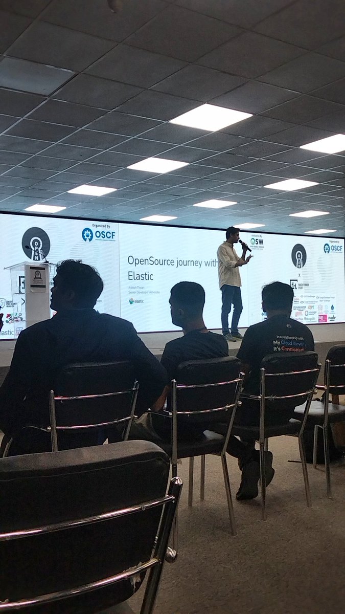 yashdhameliya88's tweet photo. Great session on #OpenSource journey with @elastic at #OSCF! @_ashish_tiwari, Senior Developer Advocate at Elastic, shared his insights and expertise. @OSWeekend @Interledger https://t.co/PhWnxSpsXn