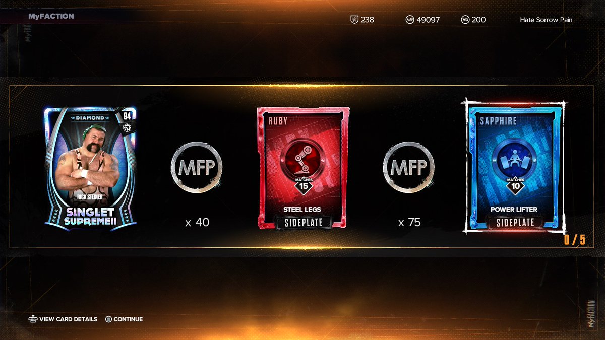 koeniglachman's tweet image. #MyFaction Wow, I'm never this lucky with the earned packs! Now I can get Big E! #5Count