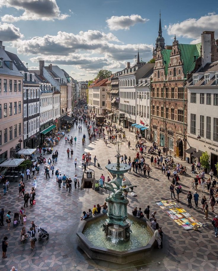 One of the most successful pedestrian streets in the world, the Strøget in Copenhagen was filled with cars until a 2 year pilot project in 1962. The opposition argued “no cars means no business” but the street has been a massive retail success, the city’s busiest shopping street.