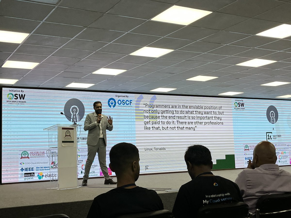 CipherXero's tweet image. ElasticSearch session ✅ Now diving into the essence of Open Source 🌍💻 – it’s more than just code; it’s community, collaboration, and creativity! Feeling inspired to make my mark ✨ #OpenSourceWeekend x #Hacktoberfest #CodeForGood
#opensourceDay 
@OSWeekend 
@Interledger