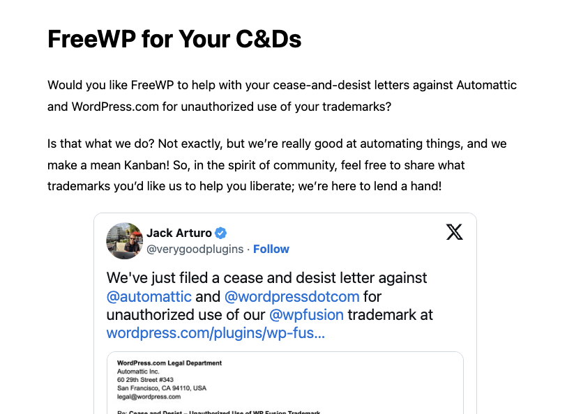 vinnysgreen's tweet photo. This can be a #FreeWP job, saving everyone the hassle. I'll automate most of the work and enlist a single law firm for THE ENTIRE CLASS. Find me 🫶