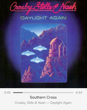 HosonoShotgun's tweet photo. #NowPlaying1982 
#CrosbyStillsAndNash 
#DaylightAgain https://t.co/IW6ZdLoKp2