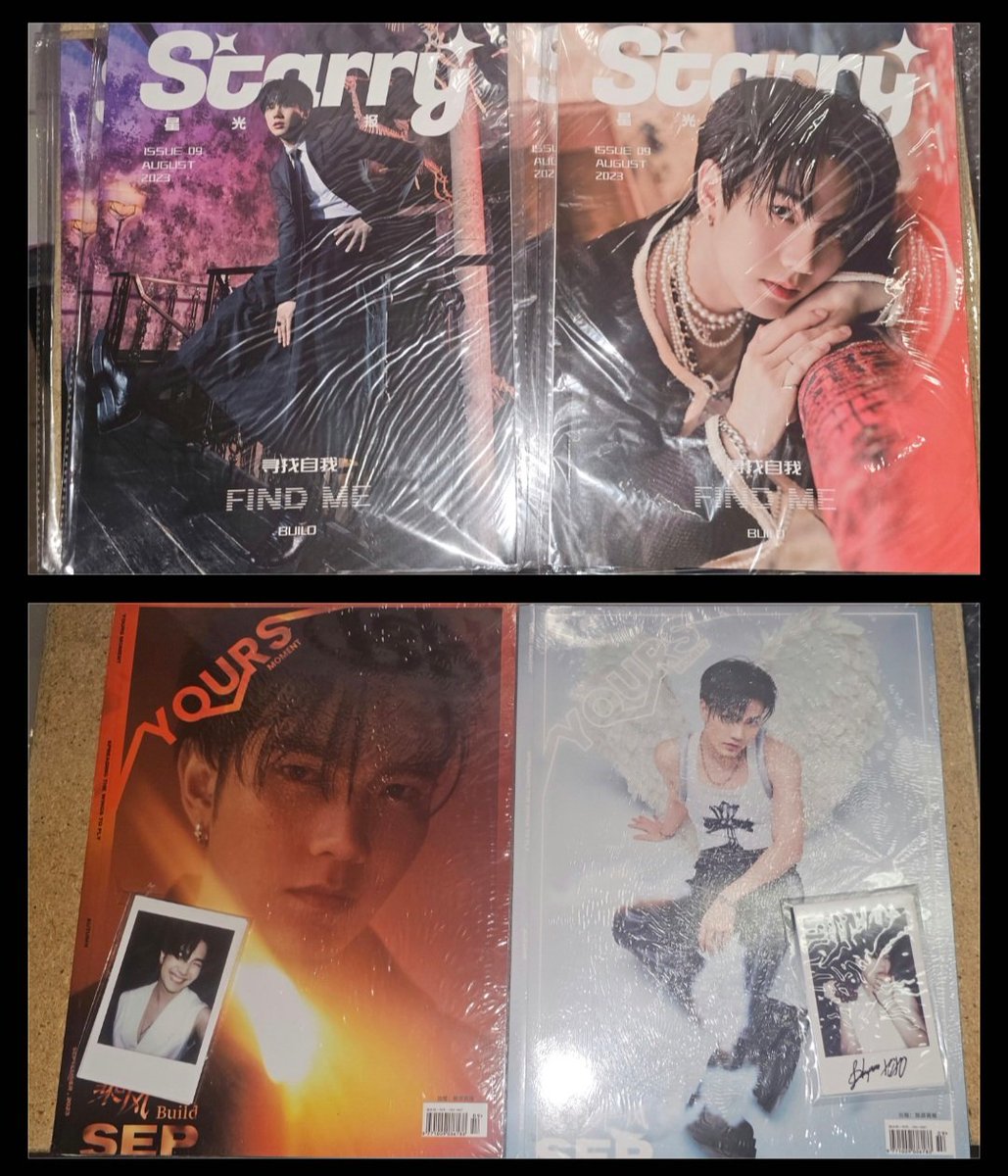 blackescape20's tweet photo. ✨️Build Magazines
➡️ Starry (A/B) with Photocards- $5
➡️ Starry (B) no Photocards- $3

➡️ Yours (A/B) with Photocards- $5
➡️ Yours (A/B) no Photocards- $3

WTS [USA/CAN]  #E20Sell #BuildJakapan https://t.co/6TVO9cuXFq