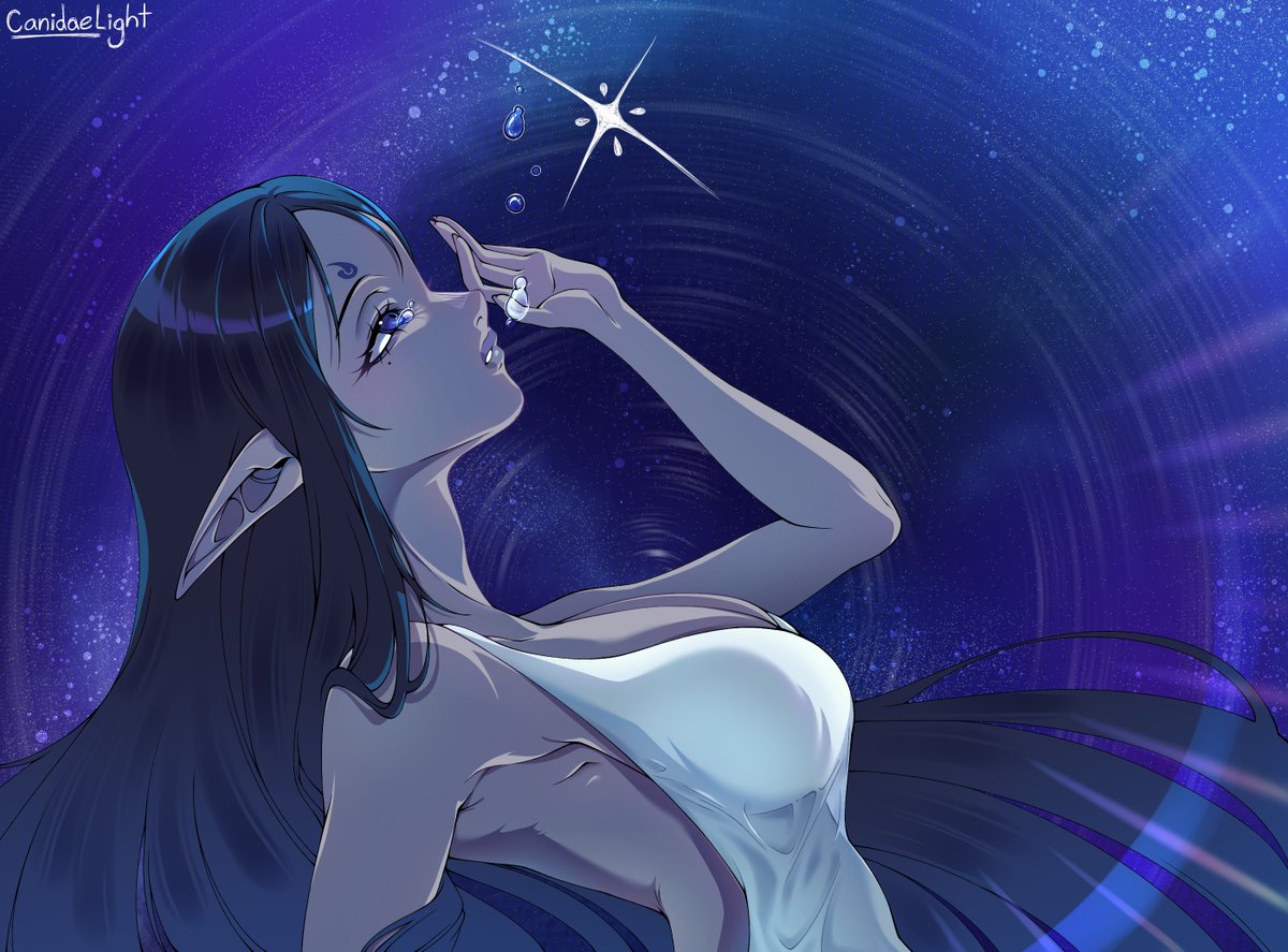 canidaelight's tweet image. #illustrui just look my way