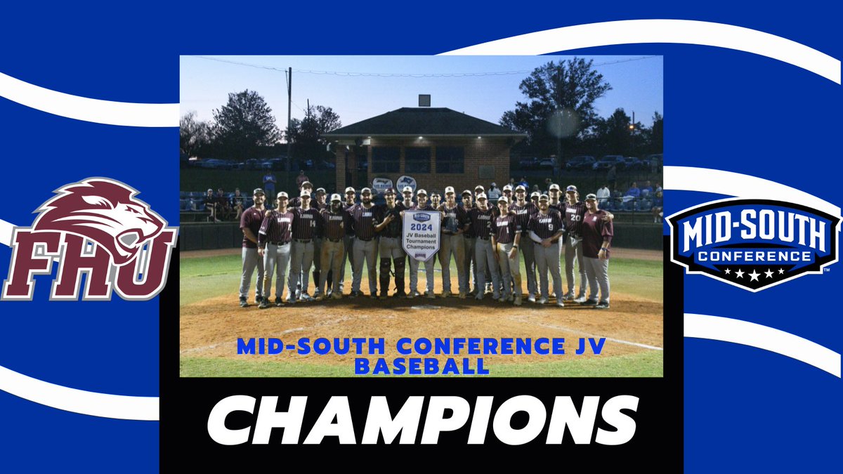 ⚾️JV Champion’s⚾️

<a href="/gofhulions/">FHU Athletics</a> had a strong weekend, coming out the other end MSC Champions😤💪!

FHU would go on to defeat Lindsey Wilson 3-2, repeating 🔁 from last years victory!