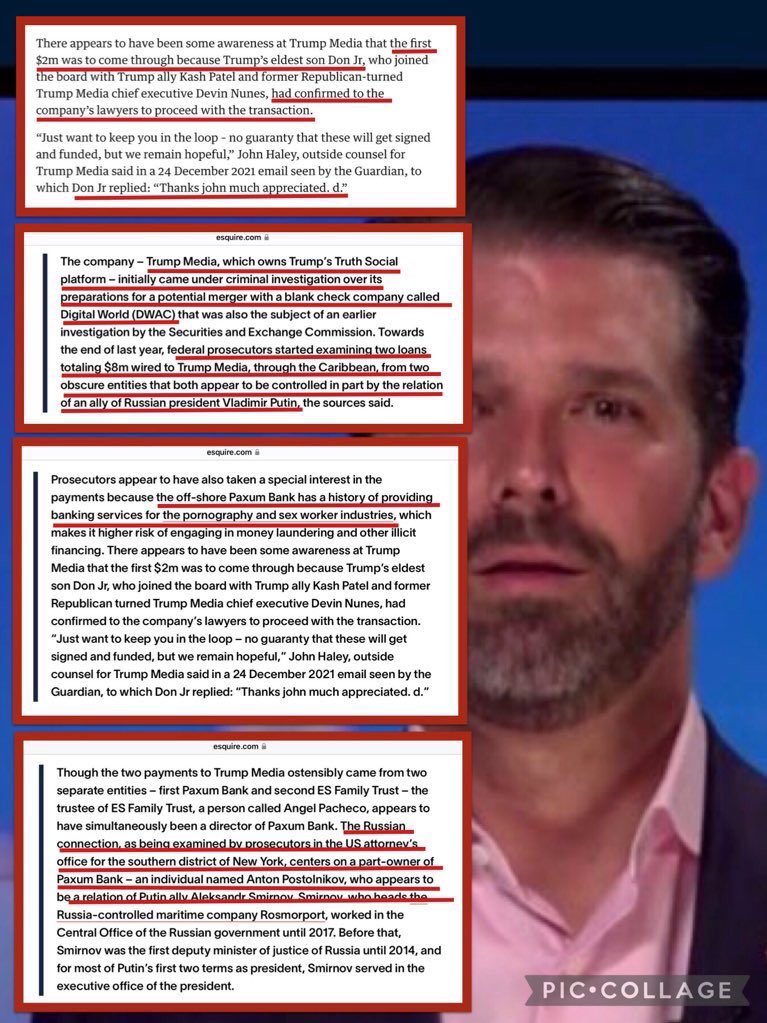 MsPacNWer's tweet photo. @5GW_HotTakes #KashPatel๐ค And #DevonNunes ...#DonaldtRUmpJr... https://t.co/8yUYt6kz9b