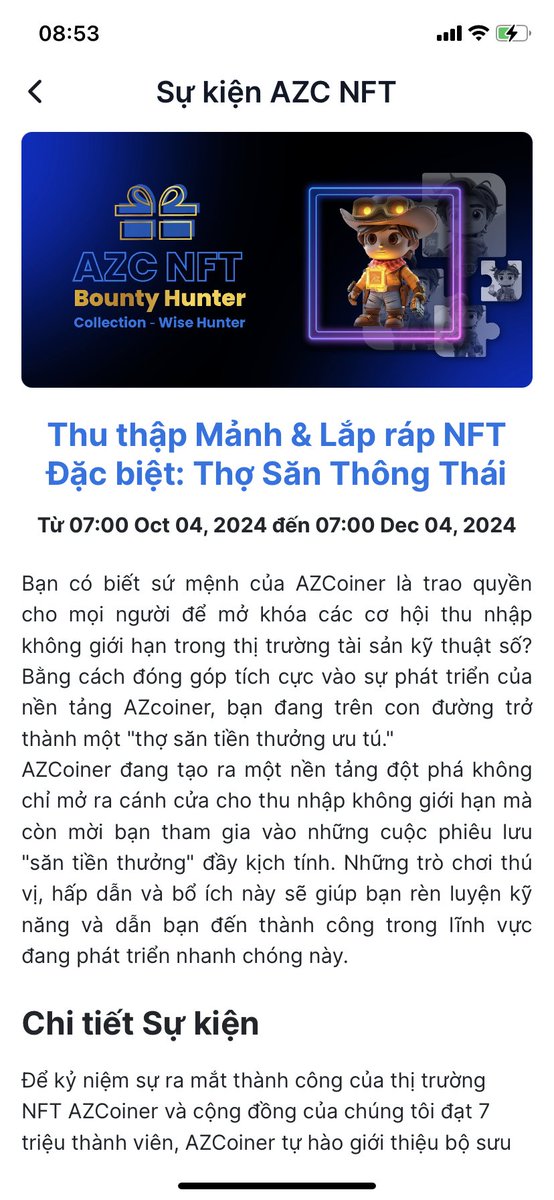 Cài app làm nv đang có sự kiện
azcoiner.com/invite?user=la…