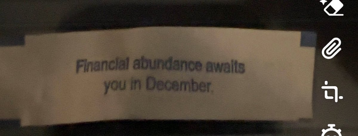 tommyob95's tweet photo. Banger lotto coming in December per my Chinese food https://t.co/g6Brs3ltfH