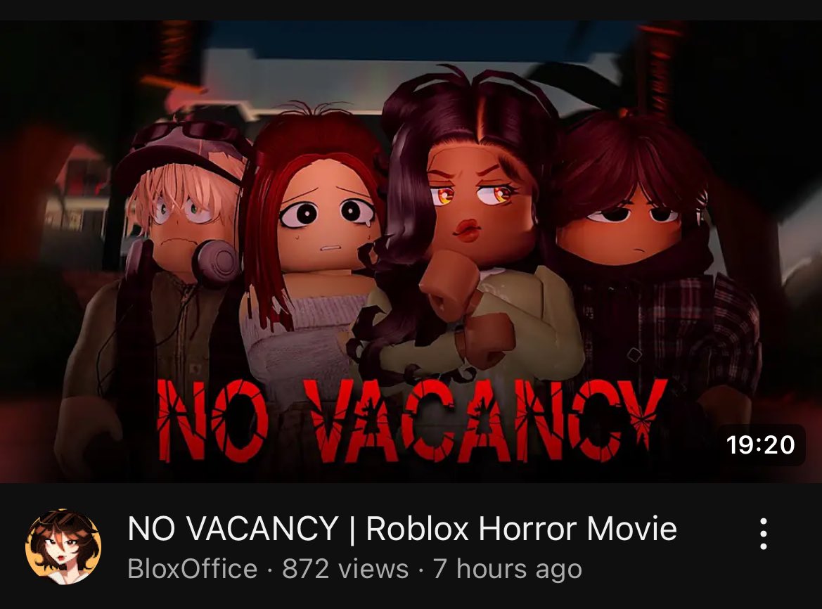 “NO VACANCY”‼️ <a href="/PandaLemonTart/">PandaLemonTart</a> new bloxburg movie is out now go watch on the “BloxOffice” Youtube channel, You dont wanna miss it! #roblox #bloxburg