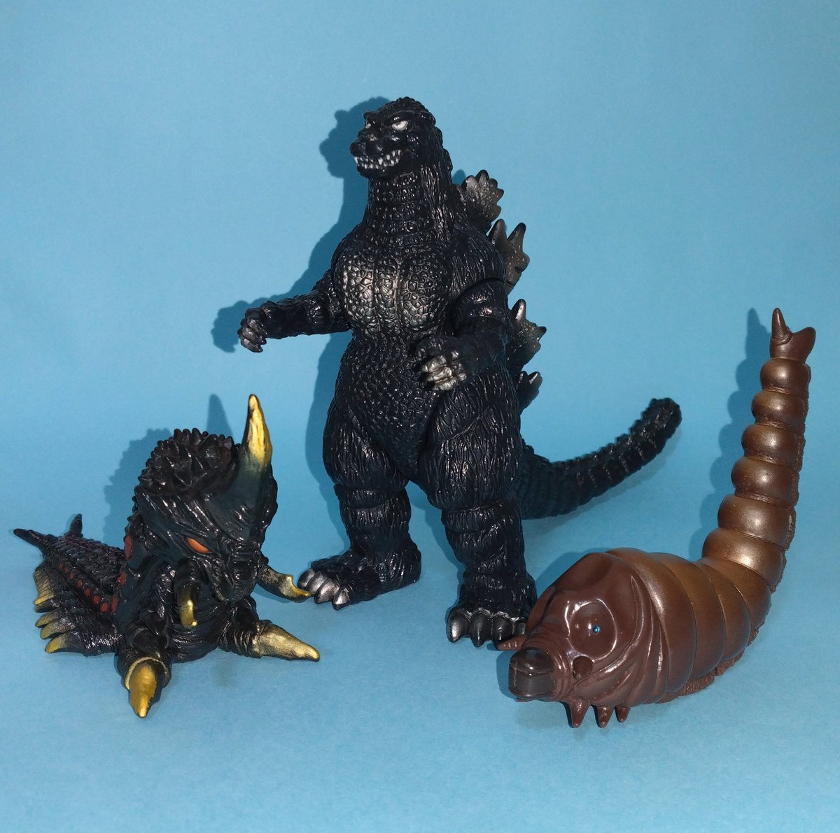 ゴジラvsモスラ／3大怪獣大決戦」（バンダイ製）よりゴジラ（1992