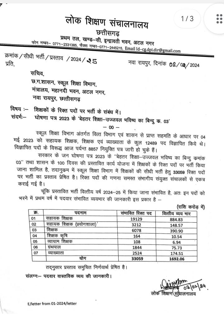 वित्त का बहाना नही चलेगा ,नही चलेगा।शिक्षक भर्ती करनी होगी।
कब होगी ??
#33हजार_शिक्षक_भर्ती