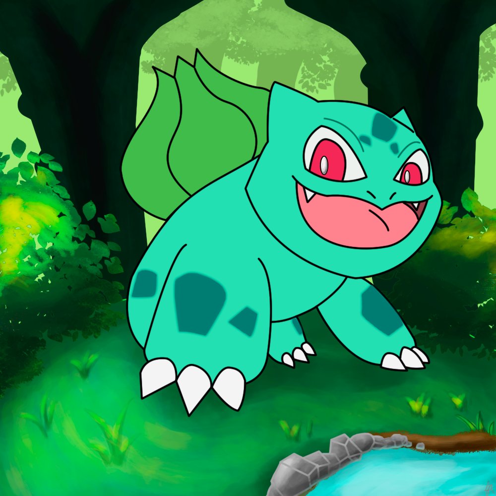 Saludos gente, aca les dejo una muestra de mi primera comision que fue de un Bulbasaur 🌿 si les gusta los dibujos de este estilo me pueden enviar un mensaje para coordinar, son super accesibles y hechos con cariño👍
#pokemonfanart #bulbasaurart #digitalart #pokeart #Commission