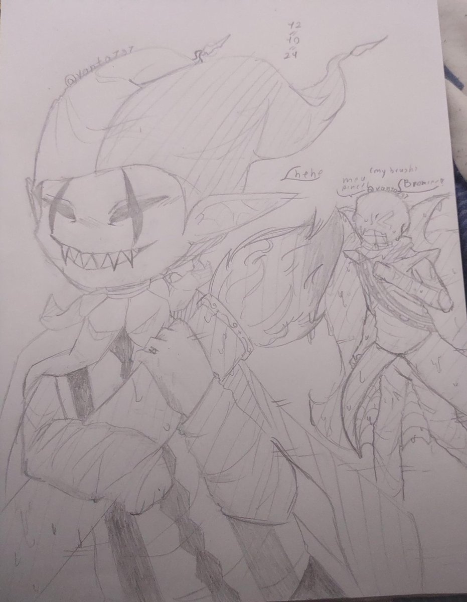 vantauva's tweet photo. Me and my friend but old time
.
#art #artistoftwitter #deltarunejevil #vantablackinksans #sansau #sans #traditionalart https://t.co/qNWlZ4JqyC