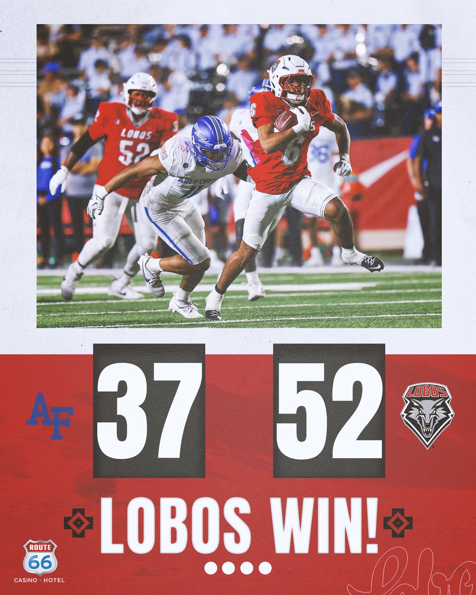 Ran away with the W.

#GoLobos | #EarnedNotGiven