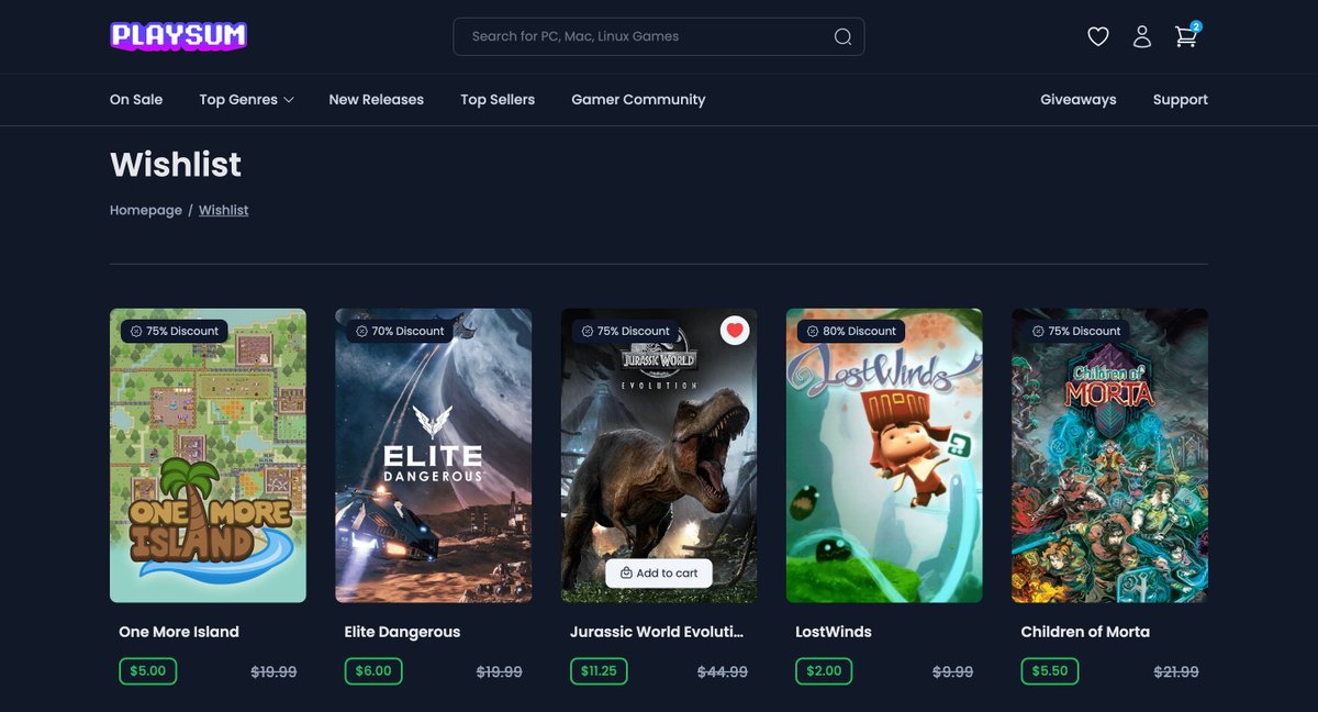 Lets_Playsum's tweet photo. We've added a wishlist feature! You can save your fav games by clicking the heart icon on the cover pic ❤️ This is just the beginning- you'll be able to share your wishlist with others (great for creators!) & even sync it with your Steam wishlist in future😍

#screenshotsaturday #pcgames #PCGamer
