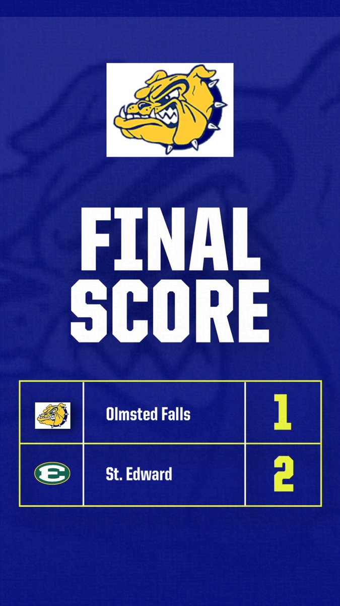 OFHSSoccer's tweet image. Dawgs drop to St. Ed's. Goal by Pemberton, Rosko with the assist.