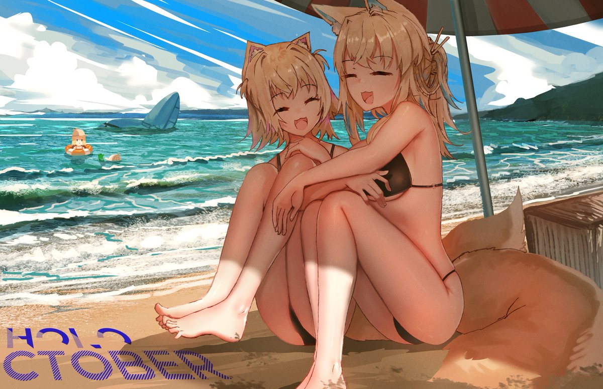 「Day 13 Swimsuit"Congrats on 1 million su」|advarcherのイラスト
