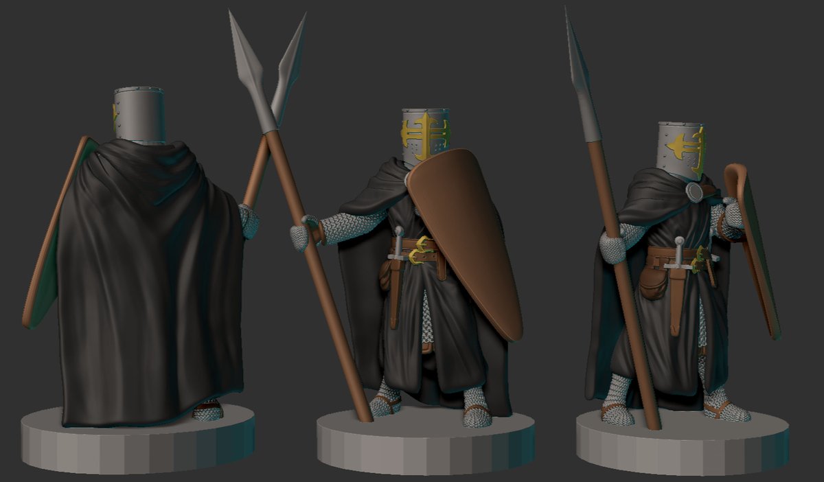 RogueHero3d's tweet photo. Back to sculpting knights, this time working on Hospitallers. A really interesting faction in my opinion.
This model is now available on Cults3d and Myminifactory
#zbrush #3dprint #3dmodeling #characterart #3d #b3d https://t.co/L2YaUscnN1